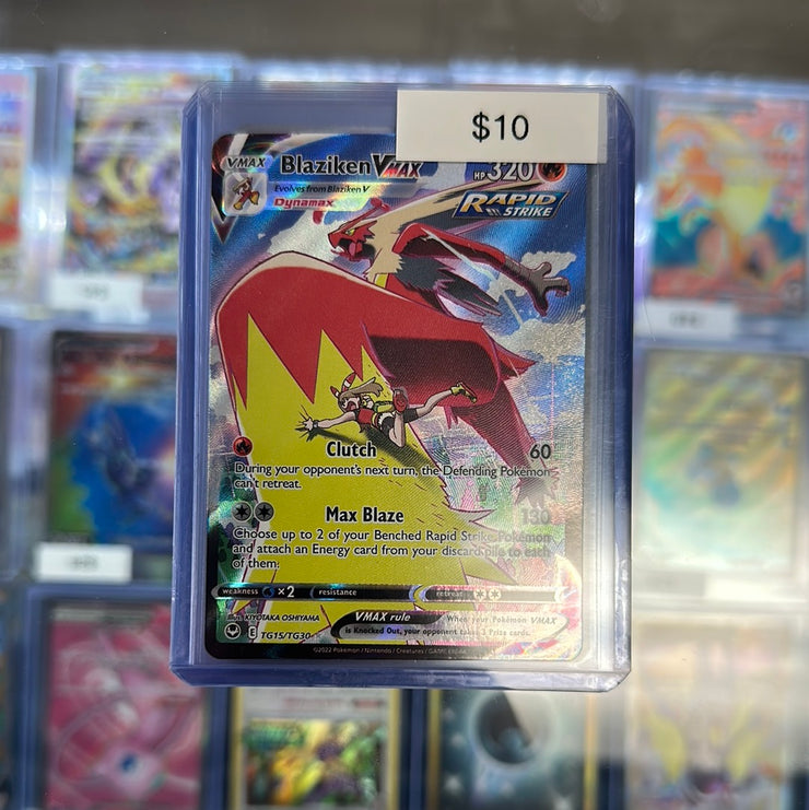 Pokémon BLAZIKEN VMAX TG15/TG30