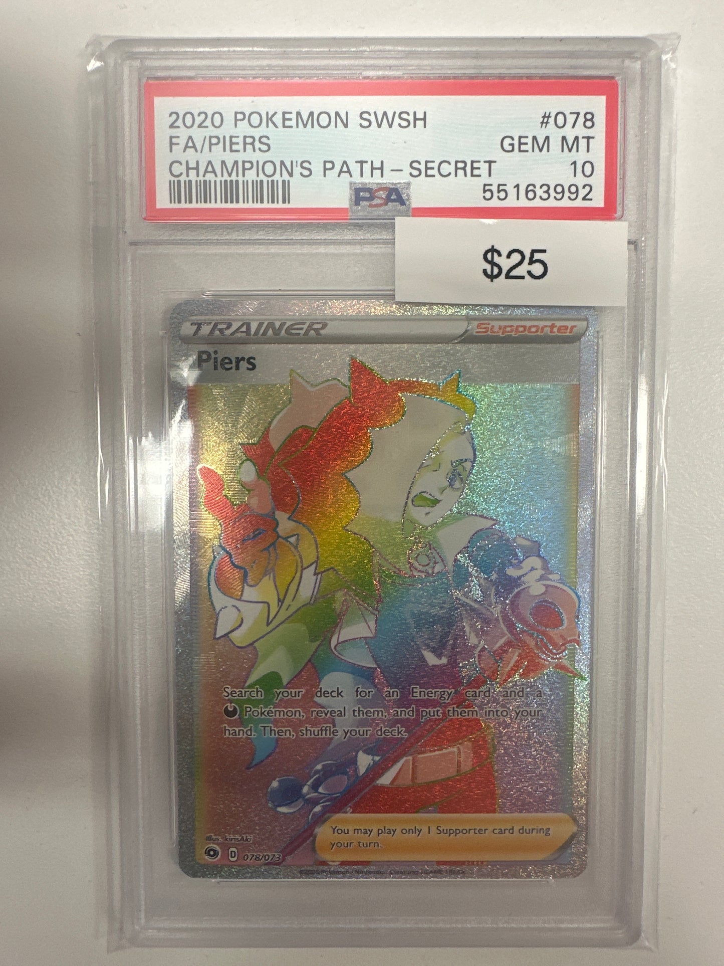 Pokemon Champions Path Piers PSA 10