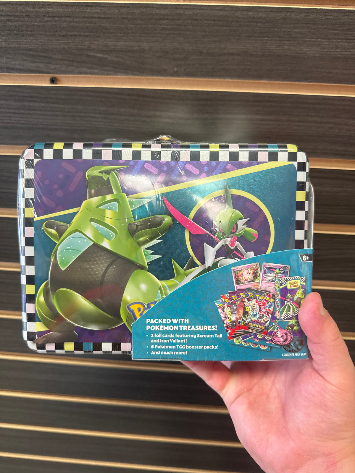 Pokemon Iron Thorns/Iron Valiant Lunch Box Grail Collectibles AZ Pokemon Iron Thorns/Iron Valiant Lunch Box Grail Collectibles AZ