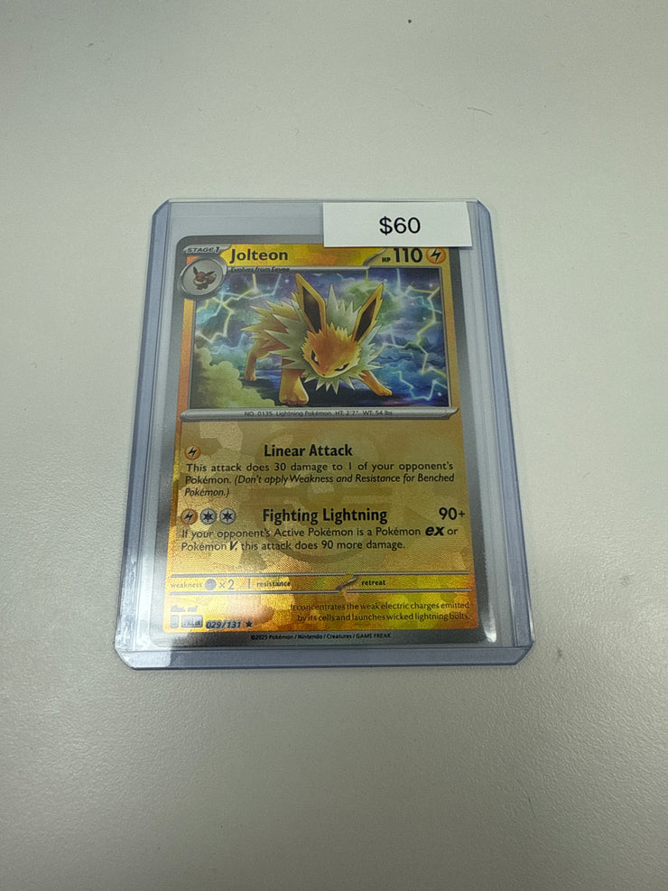 Pokemon Prismatic Evolutions Jolteon Master Ball 