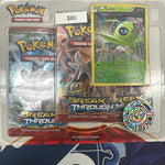 Pokemon XY Breakthrough Celebi 3 Pack Blister