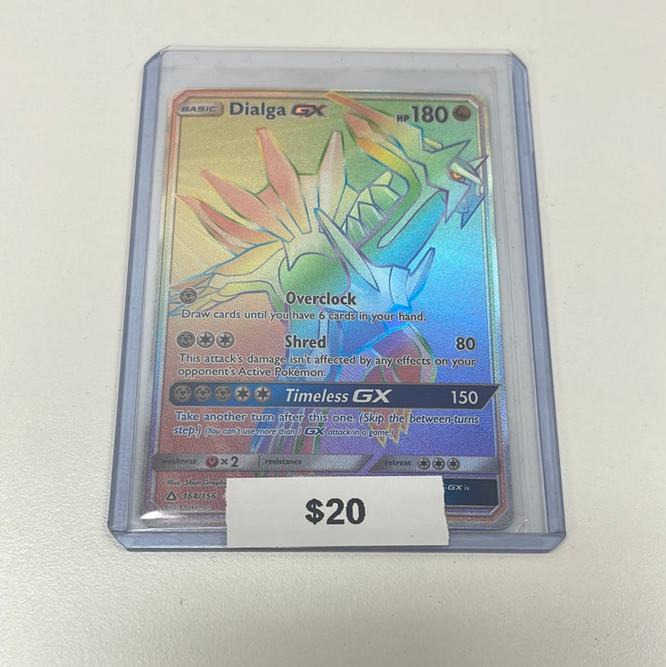 Pokémon Dialga GX Ultra Prism Secret 164/156