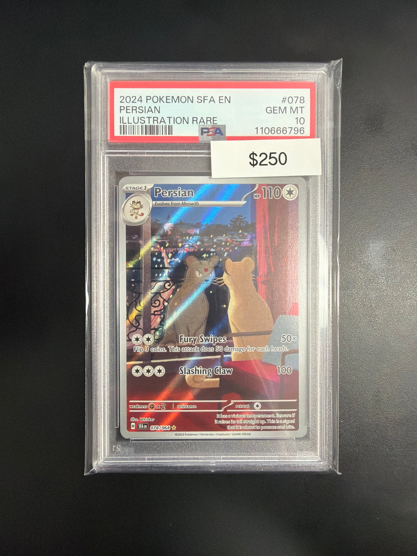 Pokemon Persian 078 PSA 10