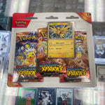 Pokemon Surging Sparks Zapdos 3-Pack Hanger
