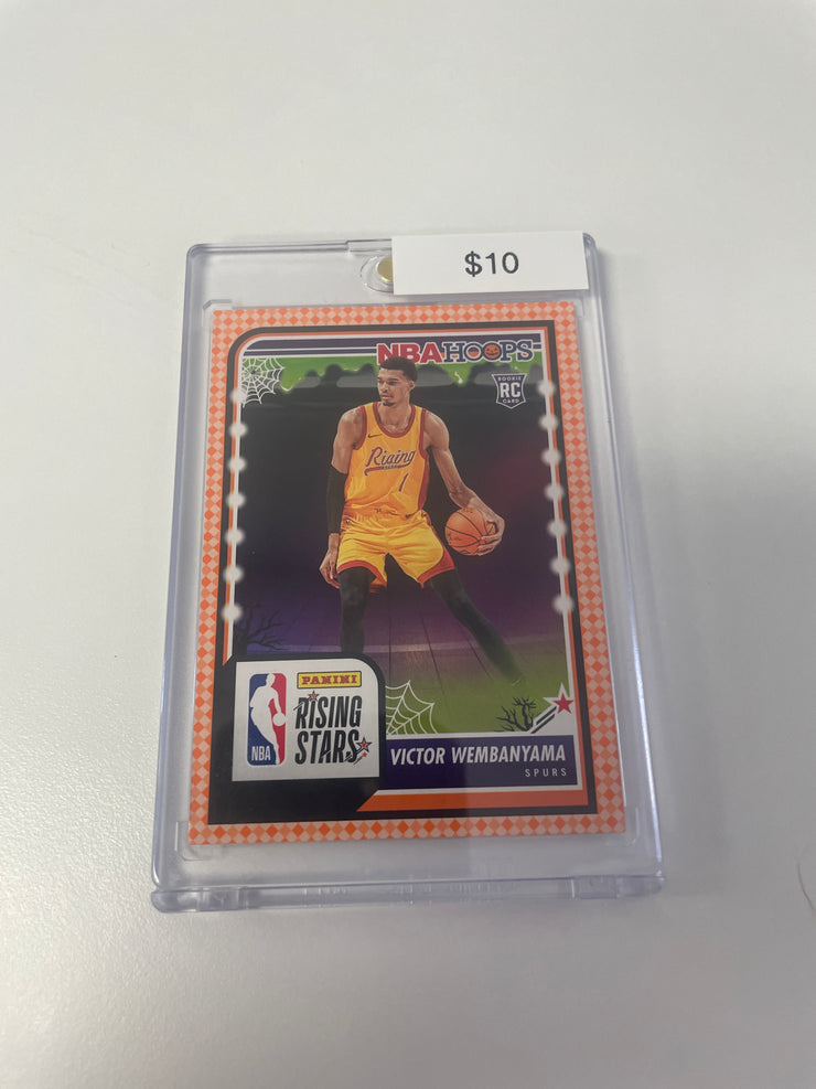 2023 Haunted Hoops Victor Wembanyama Orange Auto 