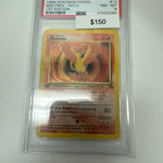 Pokemon Moltres 12/62 1st Edition Holo PSA 8