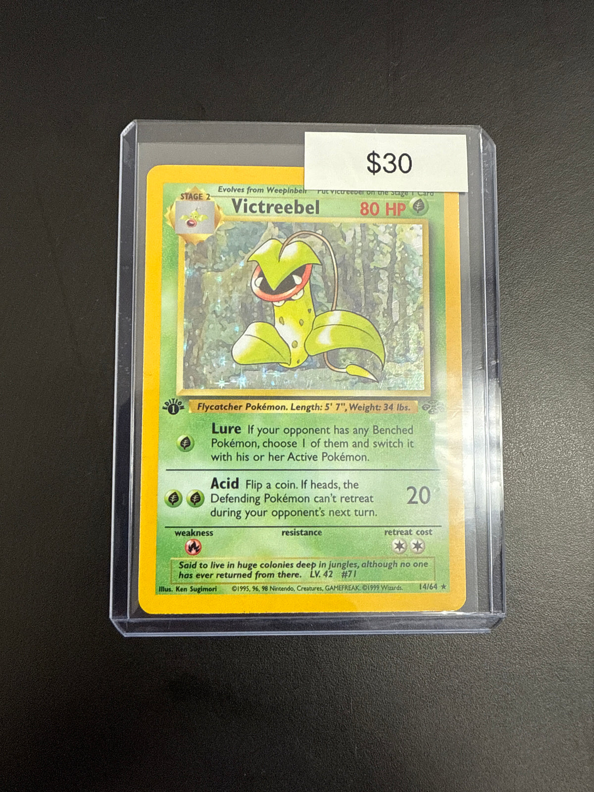 Pokémon VICTREEBEL 1st Ed. 14/64