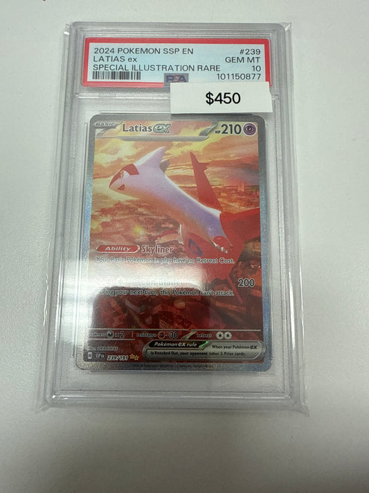 Surging Sparks Latias Ex SIR #239/191 PSA 10