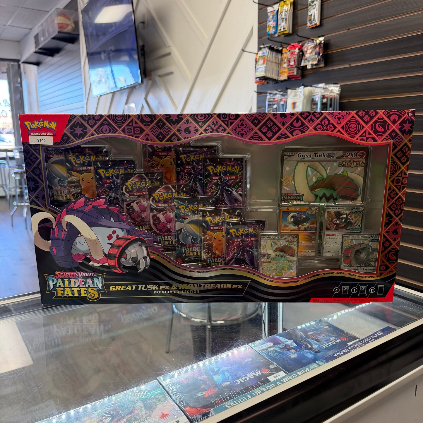 Pokemon Great Tusk & Iron Treads Premium Collection