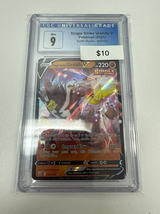 Battle Styles Single Strike Urshifu V #075/163 CGC 9