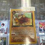 Pokemom Team Rocket Dark Dugtrio 1st Edition #23/82