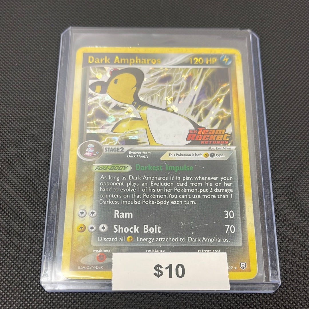 Pokémon Dark Ampharos Team Rocket Returns Reverse Holo 2/109