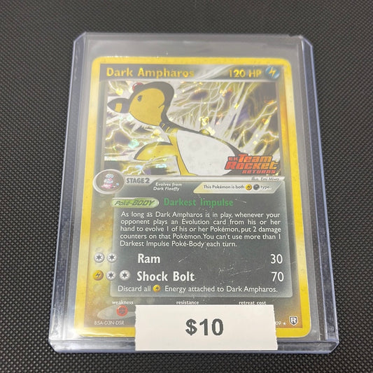 Pokémon Dark Ampharos Team Rocket Returns Reverse Holo 2/109