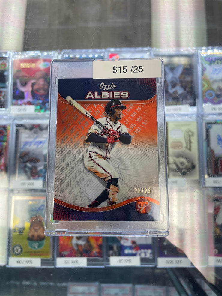 2024 Topps Pristine Ozzie Albies Orange /25 