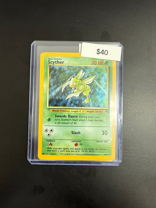 Pokémon Scyther Holo 10/64
