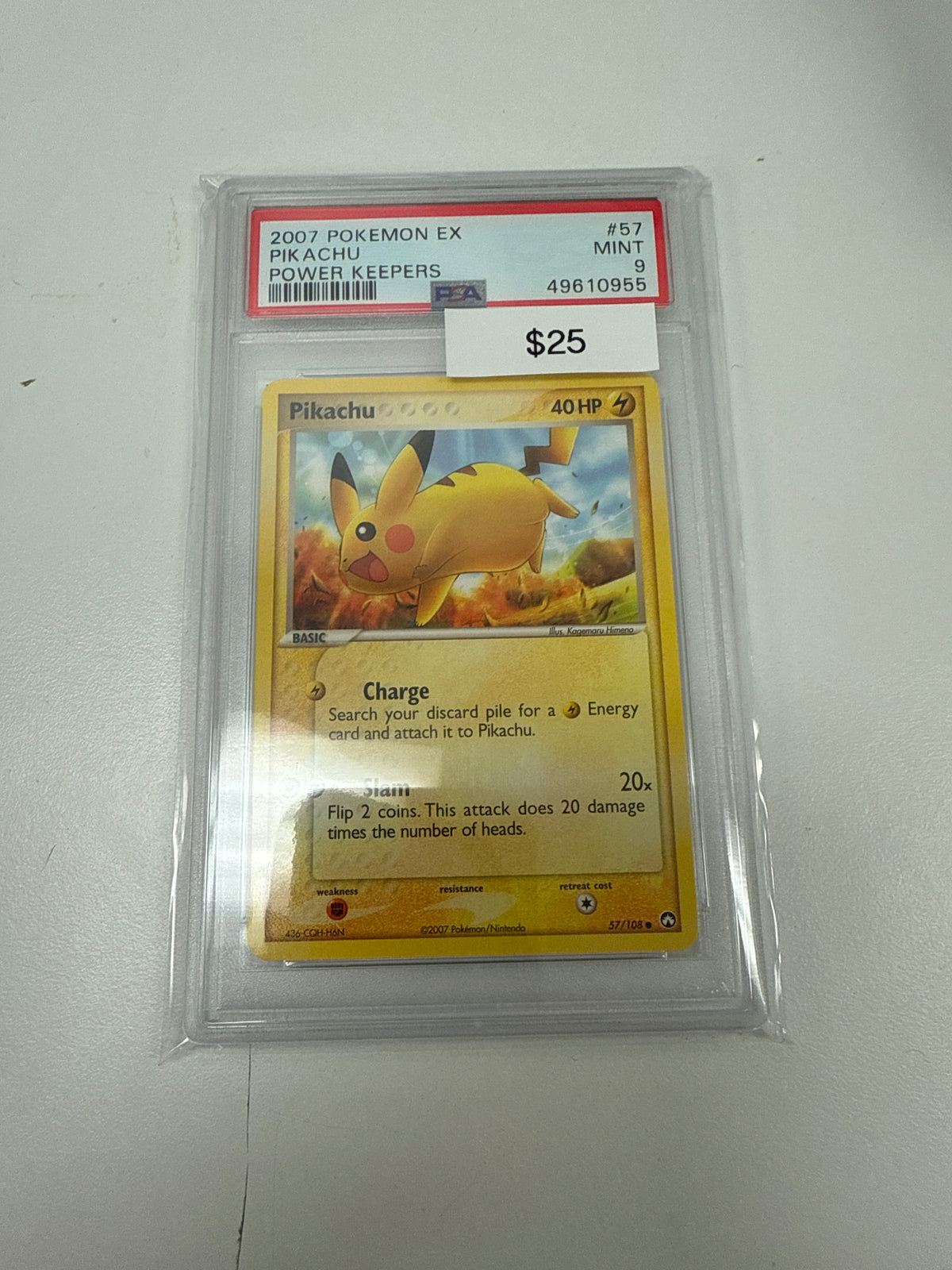 Pokemon Power Keepers Pikachu #57/108 PSA 9