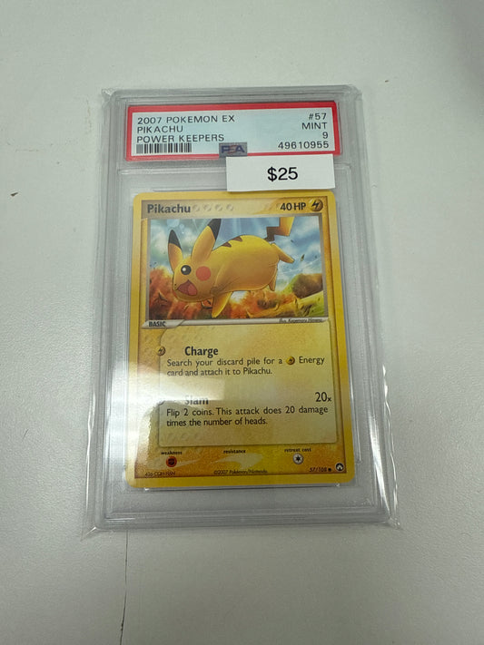 Pokemon Power Keepers Pikachu #57/108 PSA 9