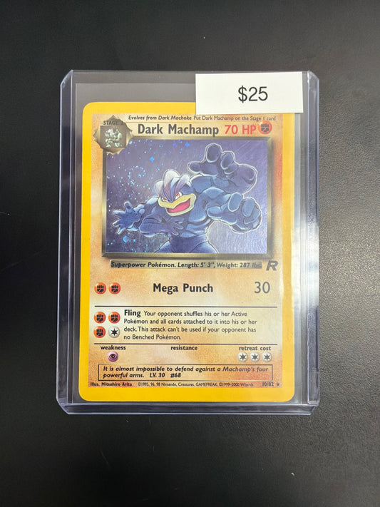 Pokemon Dark Machamp 10/82 HP