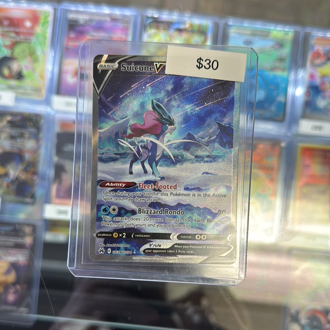 Pokémon Suicune V Crown Zenith GG38/GG70