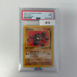 1999 Pokémon Fossil Geodude 1st Edition #47 PSA 9