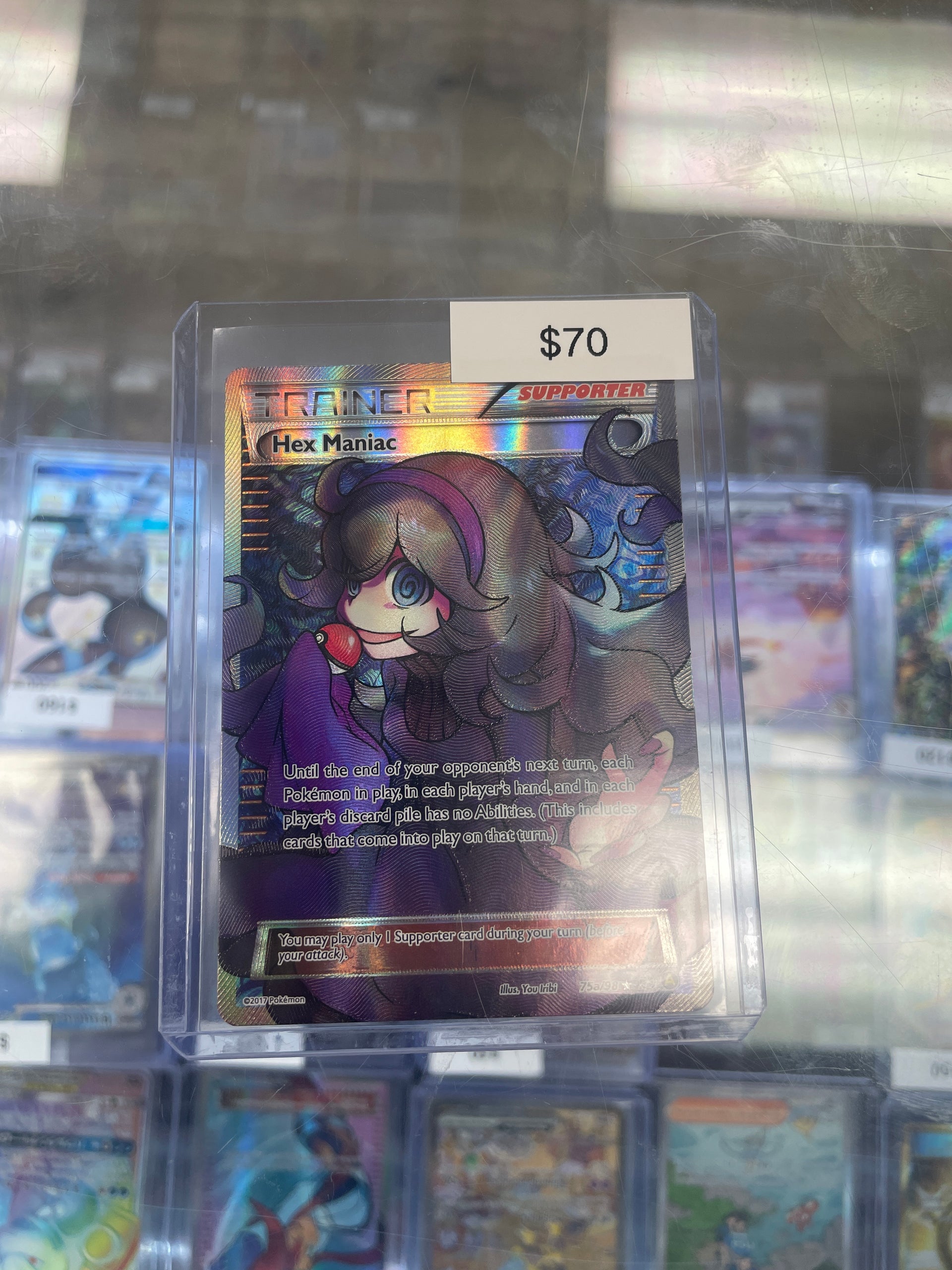 pokemon hex maniac card Pokemon Hex Maniac Trainer Art #75a/98 – Grail Collectibles AZ