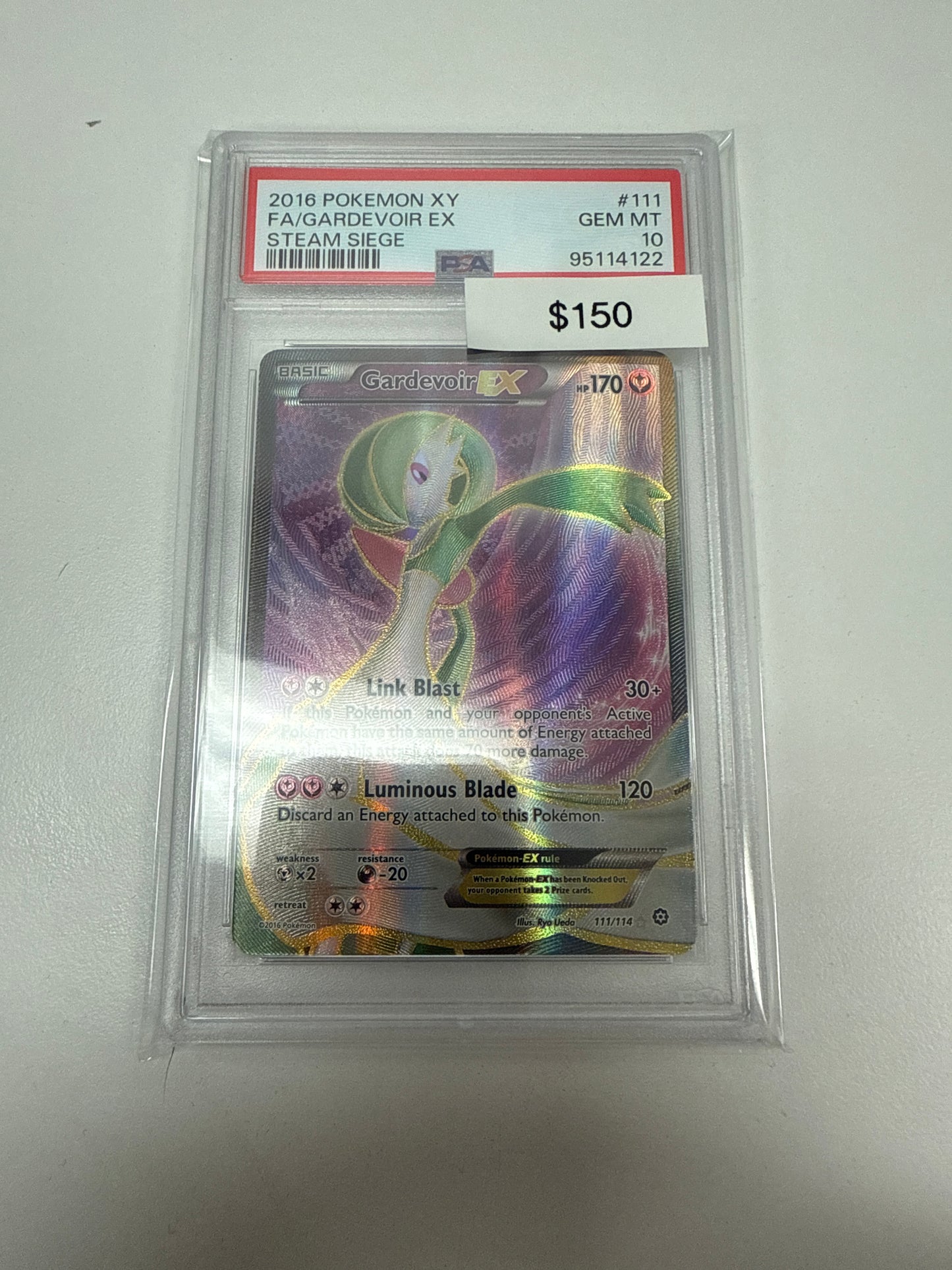 Steam Siege Gardevoir Ex #111/114 PSA 10