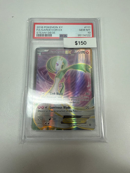 Steam Siege Gardevoir Ex #111/114 PSA 10