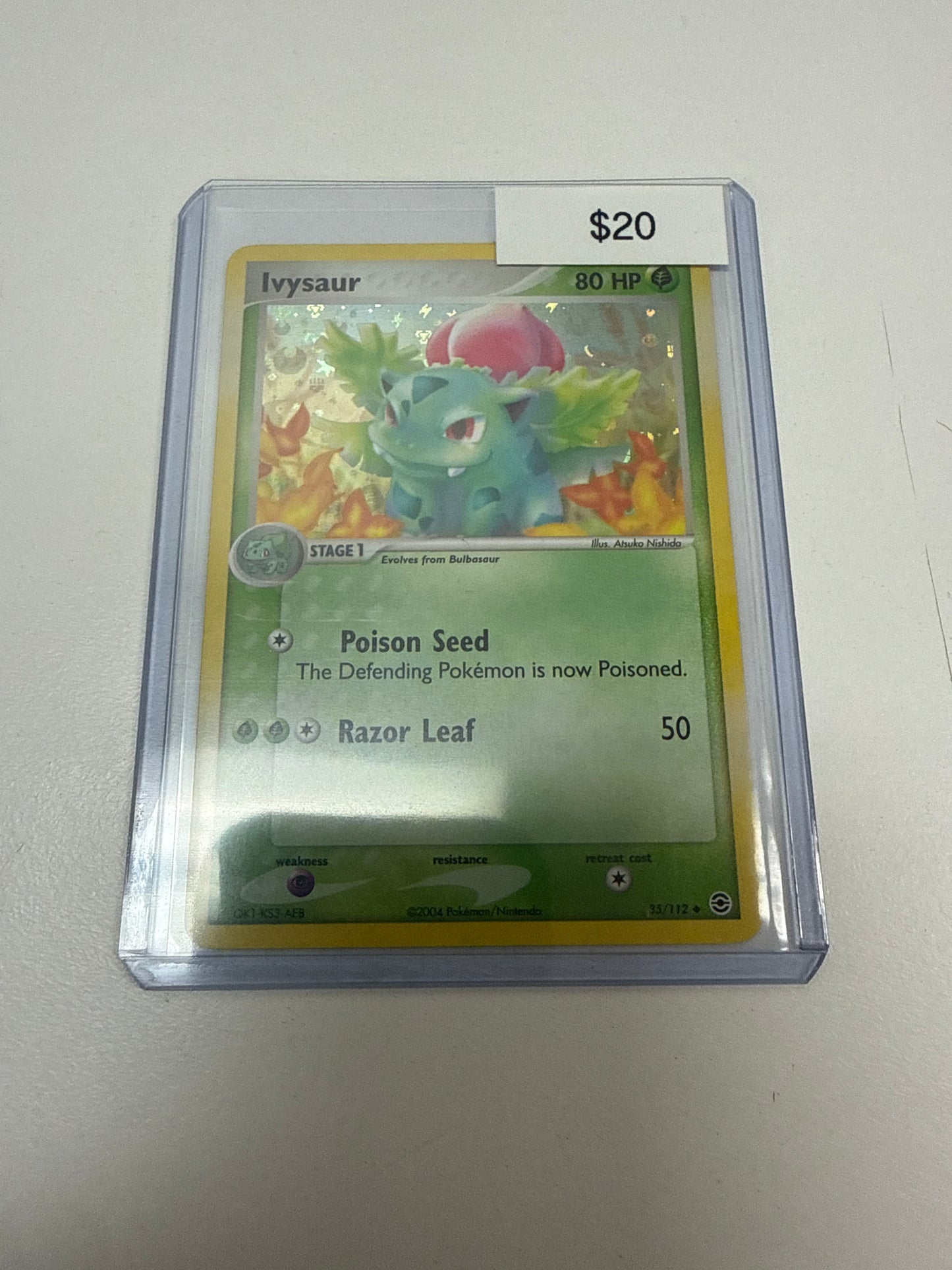 Pokemon Ivysaur Holo #35/112