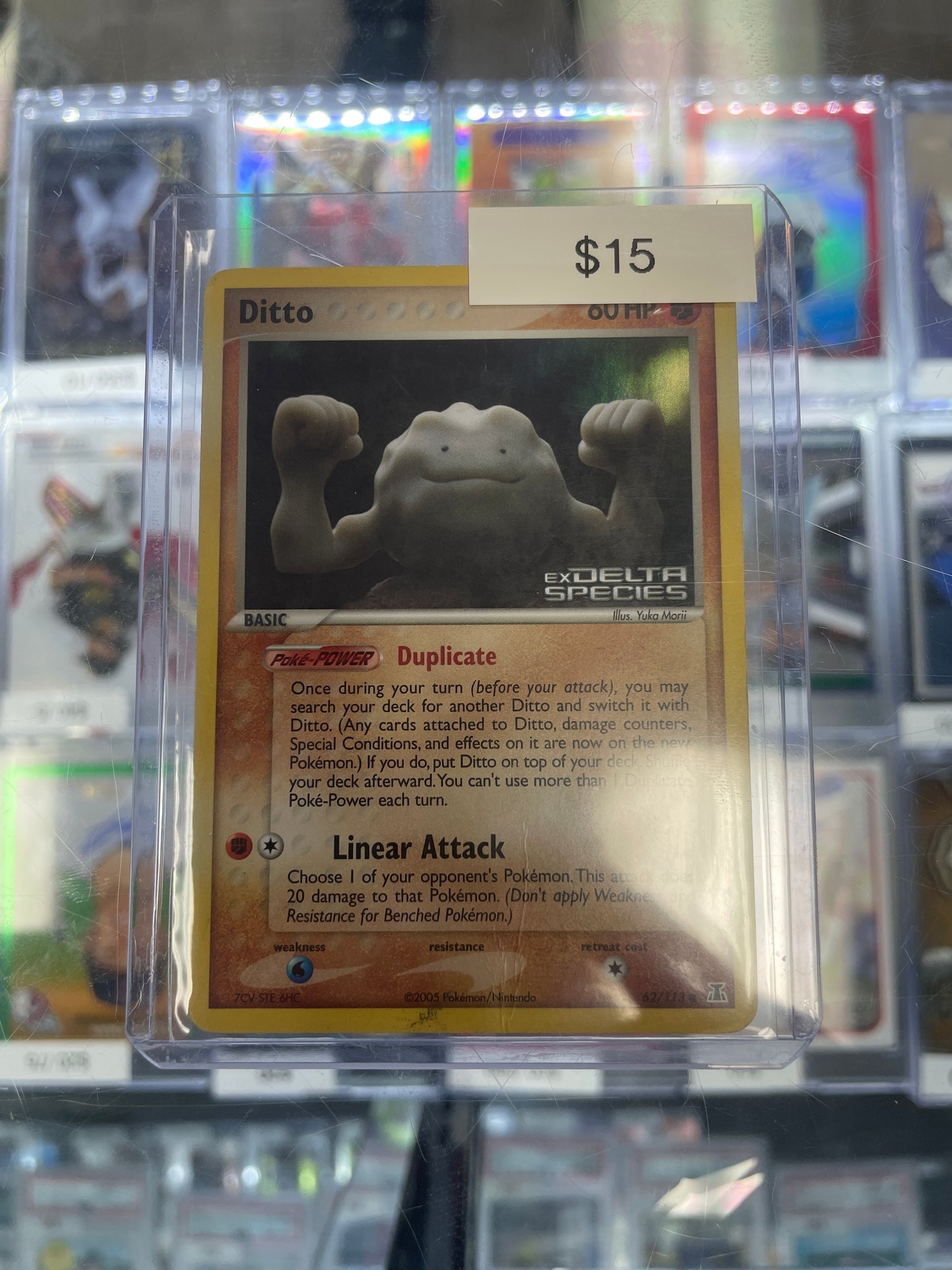 Pokemon Ditto Ex Delta Species #62/113