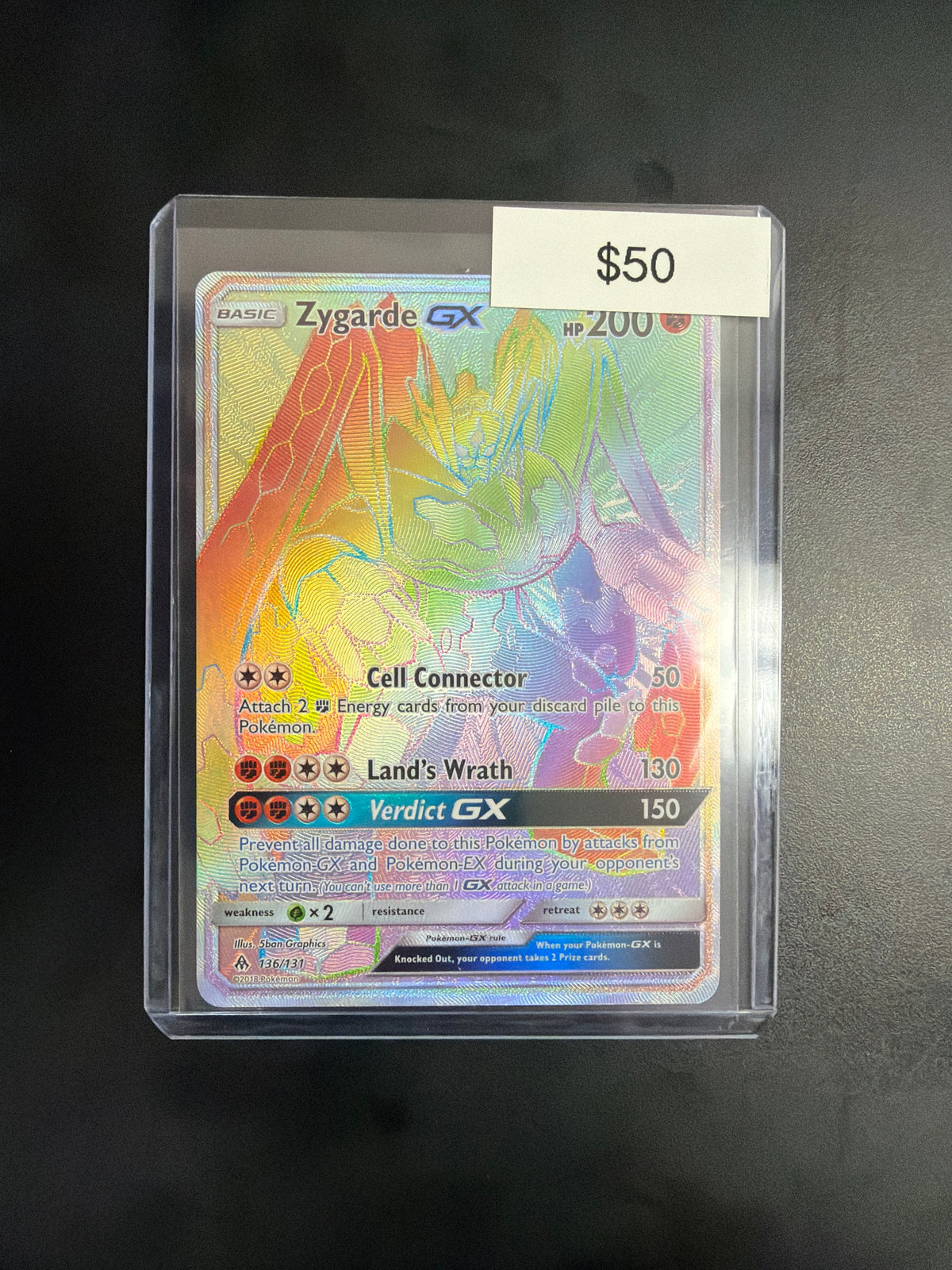 Pokemon Zygarde GX Secret 136/131