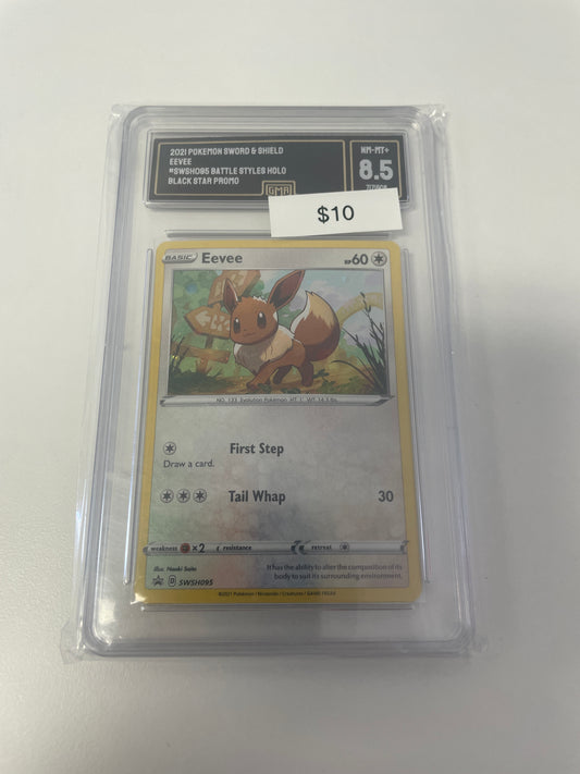 2021 Pokemon Eevee Battle Styles Promo #SWSH095 GMA 8.5