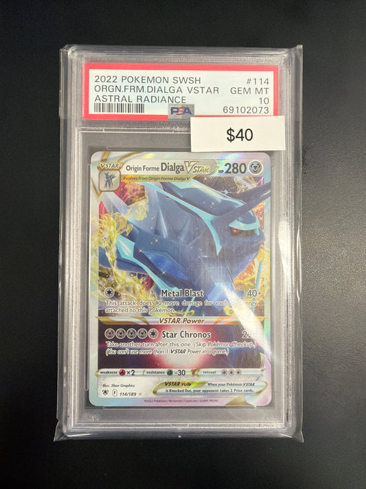 Pokemon Dialga VSTAR PSA 10