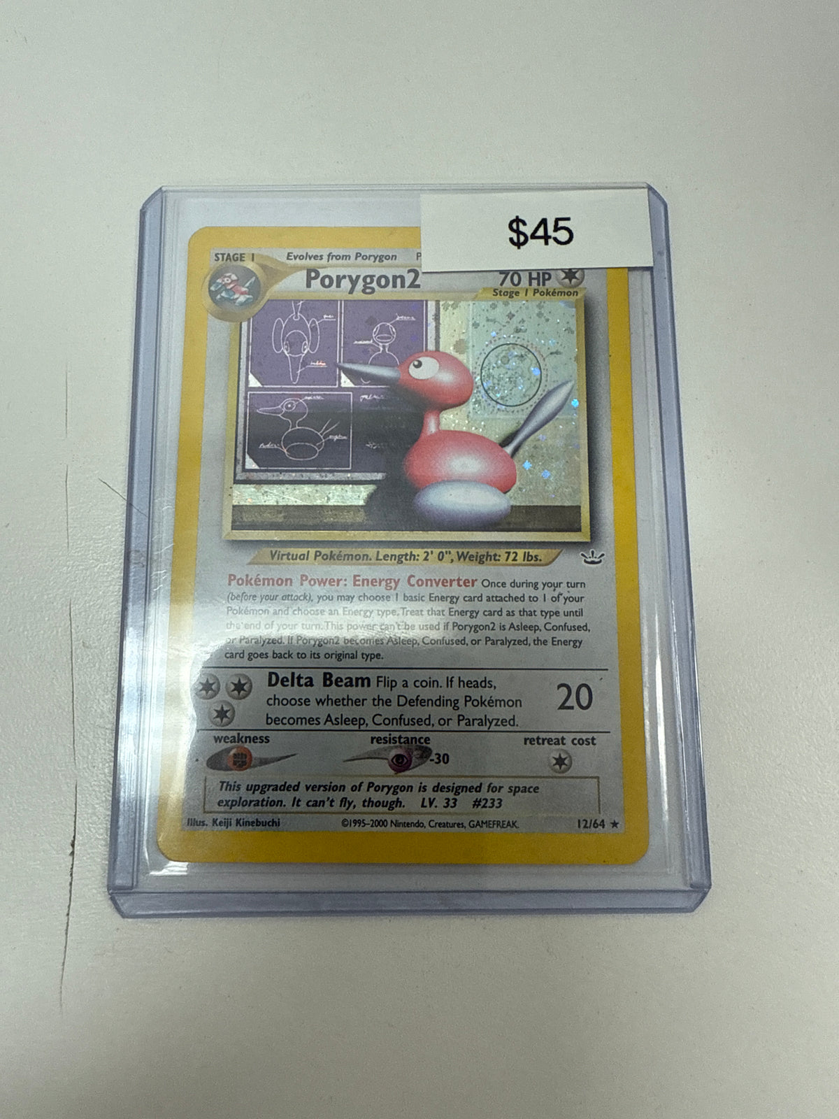 Pokemom Porygon2 Holo #12/64