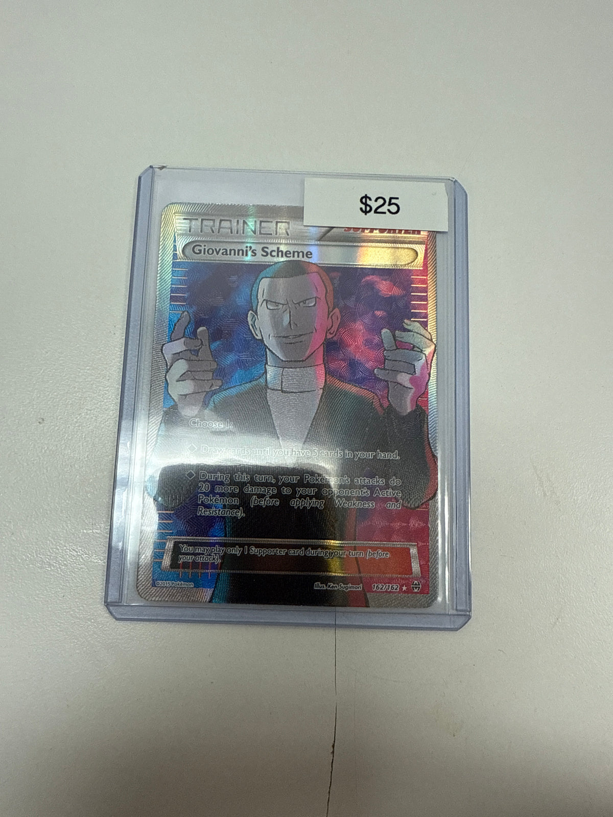 Pokemon Giovanni’s Scheme Full Art #162/162