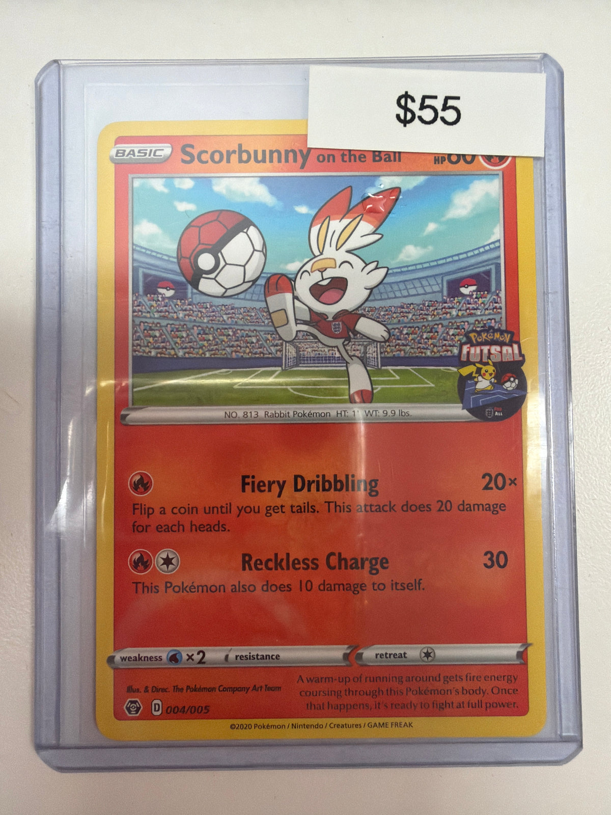Pokemon Scorbunny on the Ball 004/005