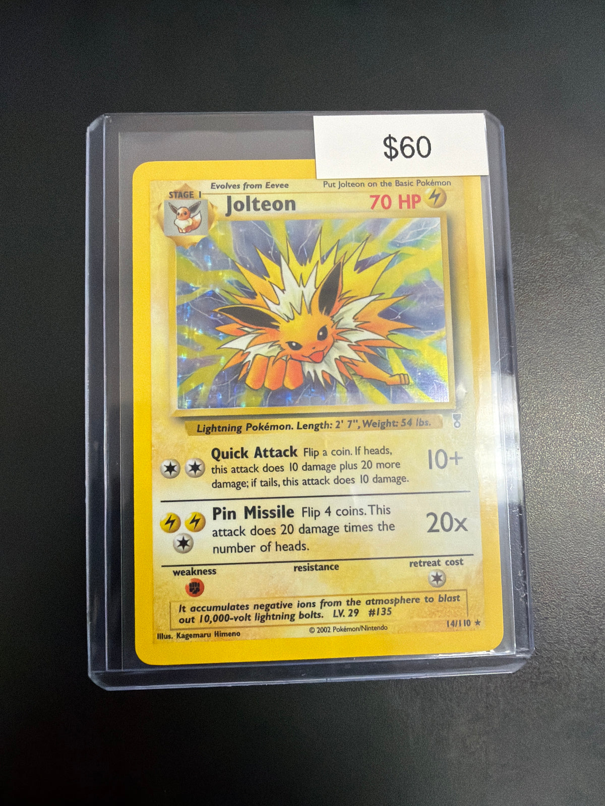 Pokemon Jolteon Legendary Collection Holo #14/110