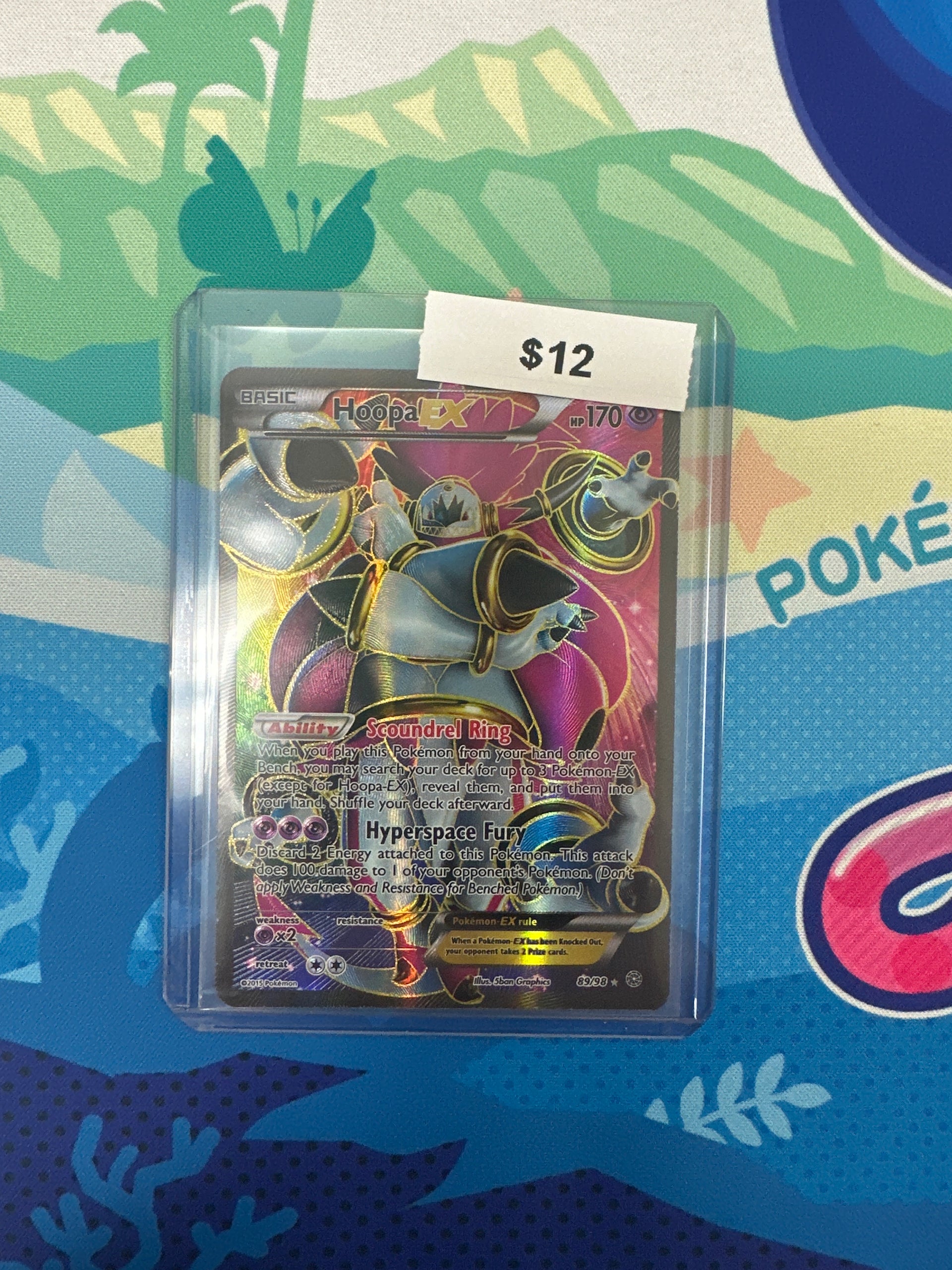 Pokemon Ancient Origins Hoopa EX Full Art 89/98 Grail Collectibles AZ Pokemon Ancient Origins Hoopa EX Full Art 89/98 Grail Collectibles AZ