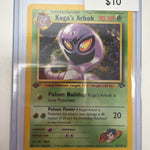 Pokemon Koga’s Arbok 1st 25/132
