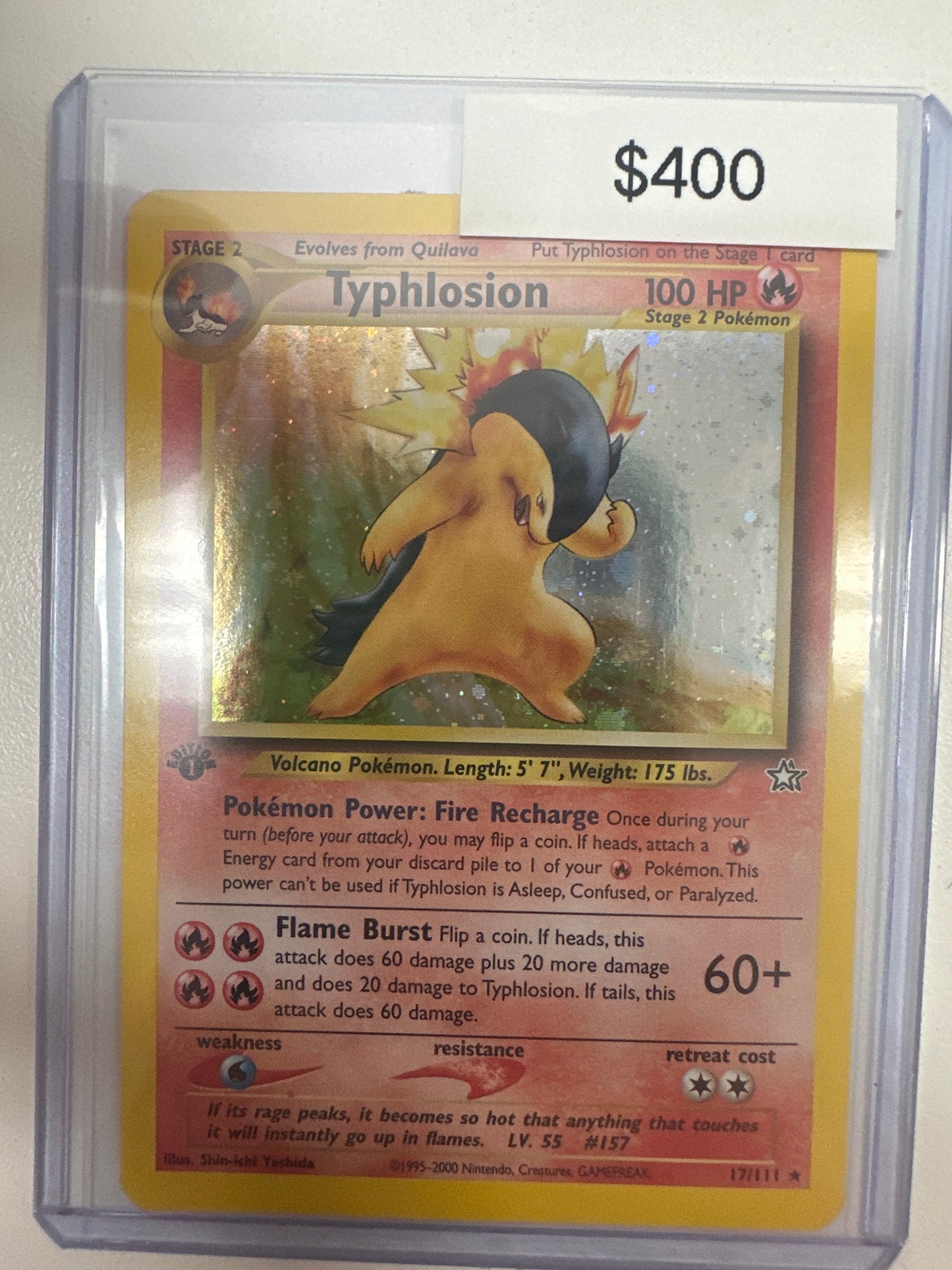 Pokemon 1st Edition Typhlosion 17/111