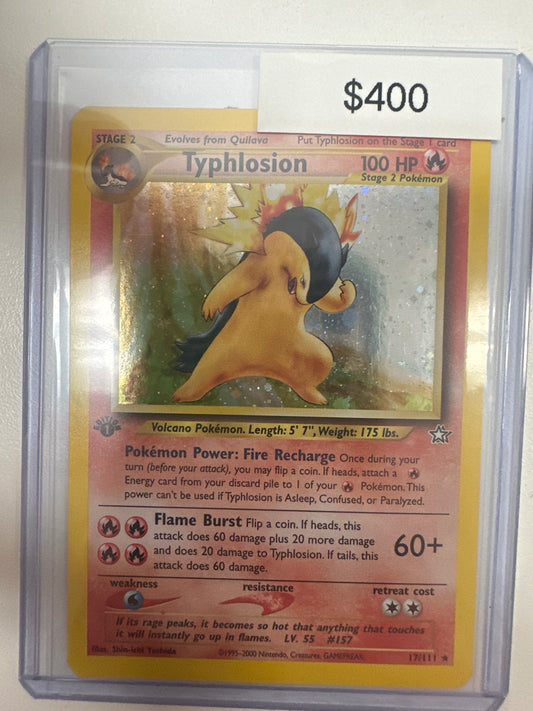 Pokemon 1st Edition Typhlosion 17/111