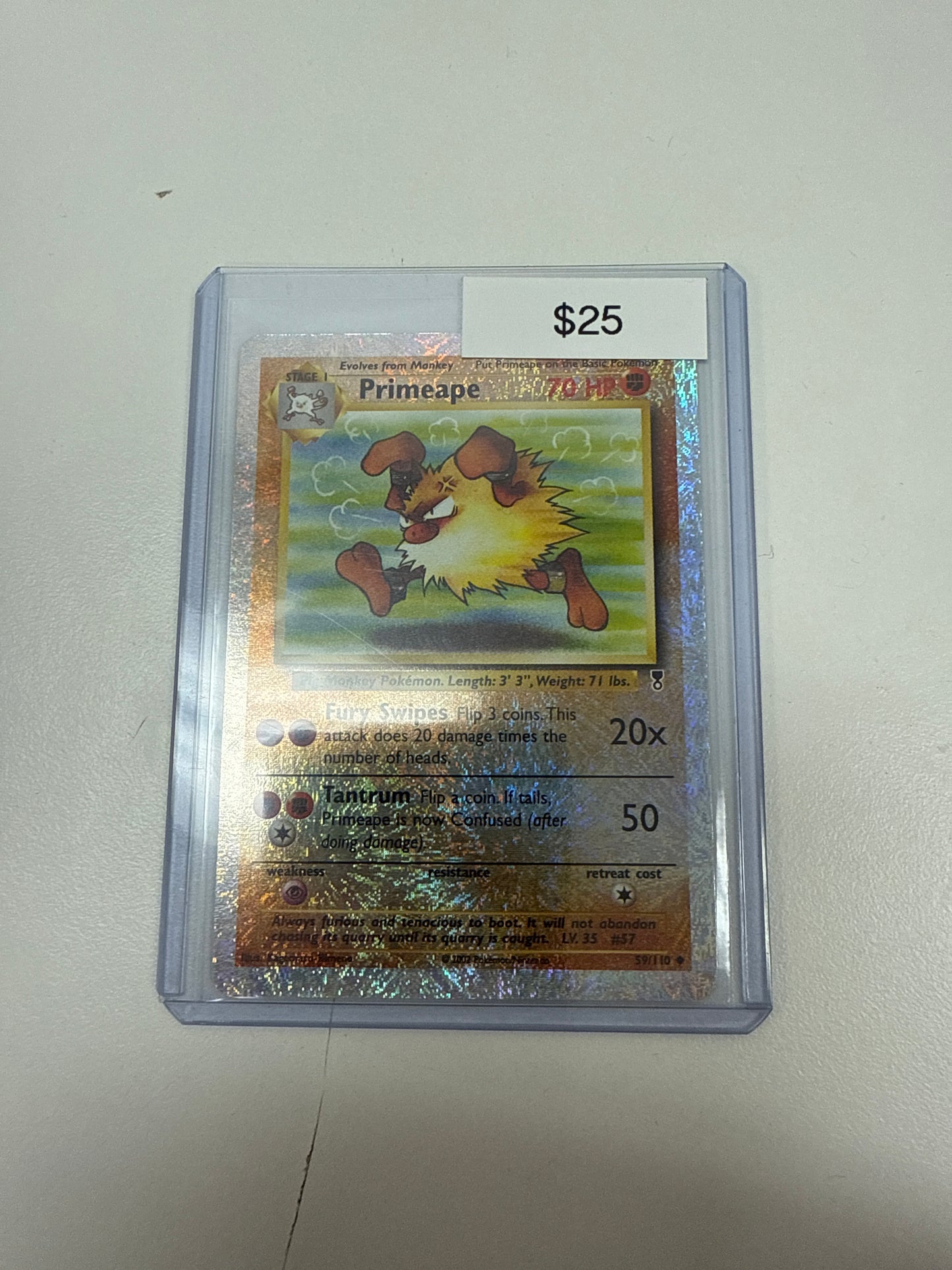 Pokemon Primeape Legendary Collection Reverse Holo #59/110