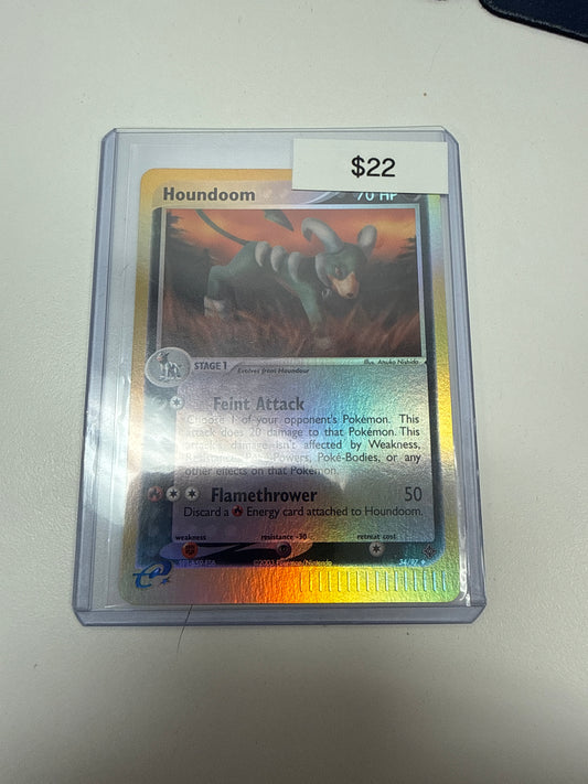 Pokemon Houndoom Rev Holo #34/97