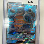 Pokemon Blastoise GX Promo SM189