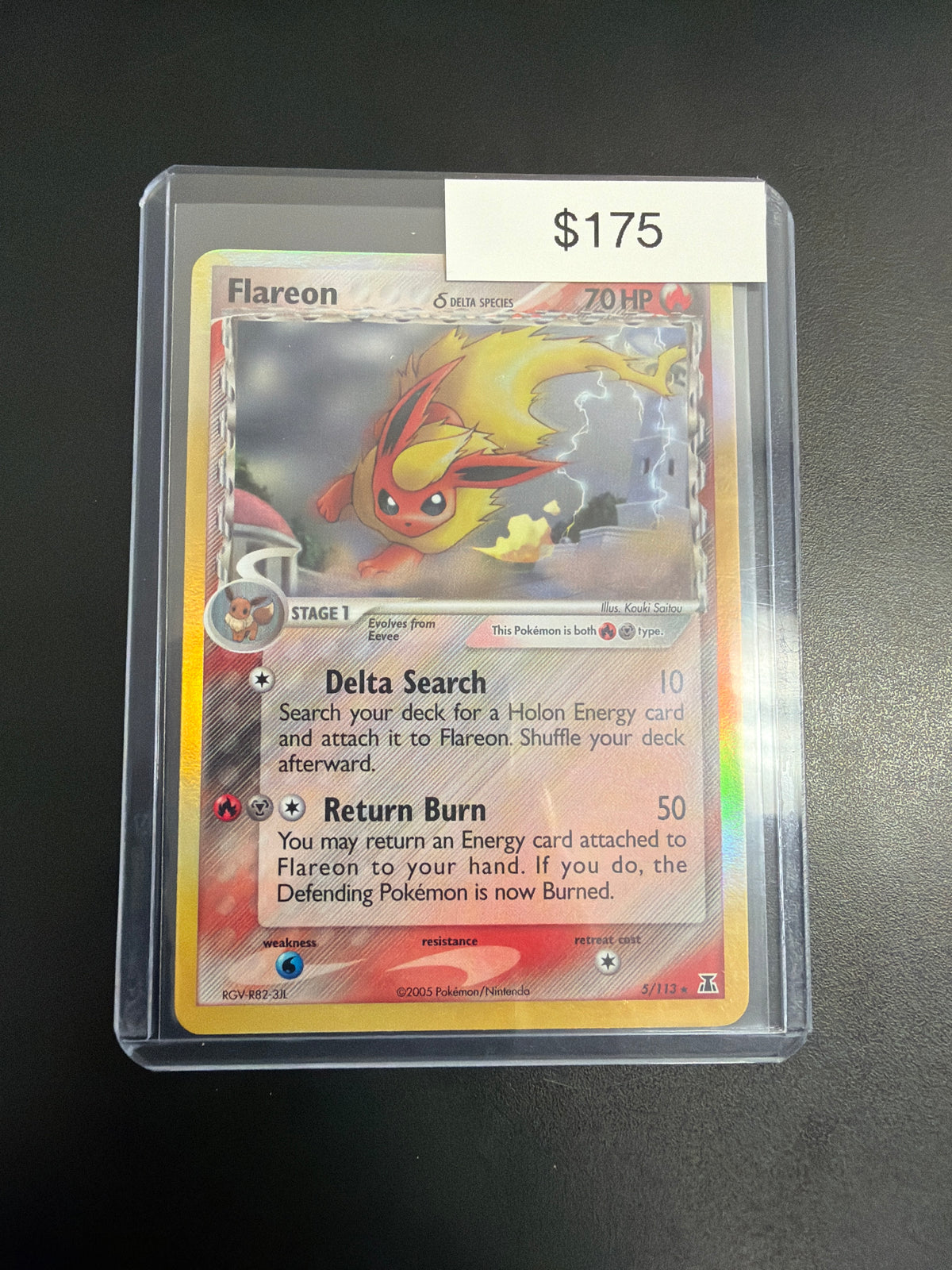 Pokemon Flareon Delta Species #5/113