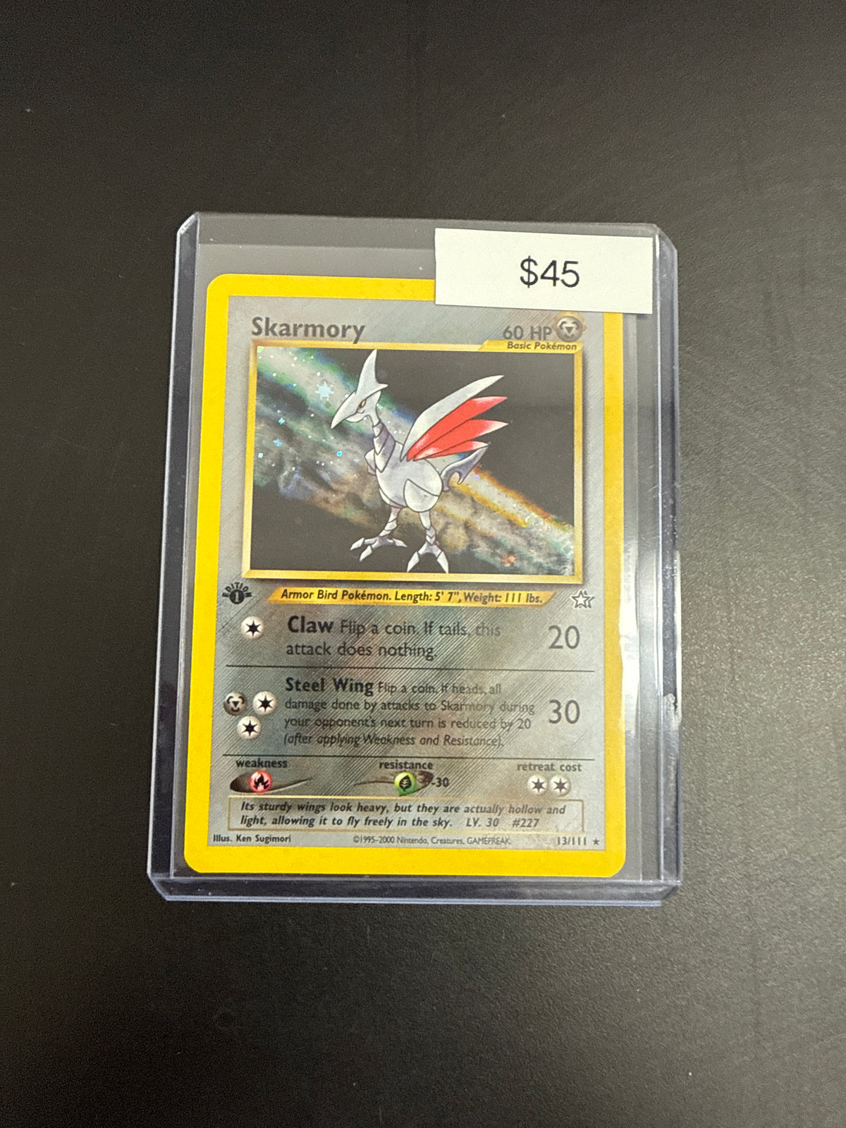Pokémon Skarmory 13/111 1st Ed.