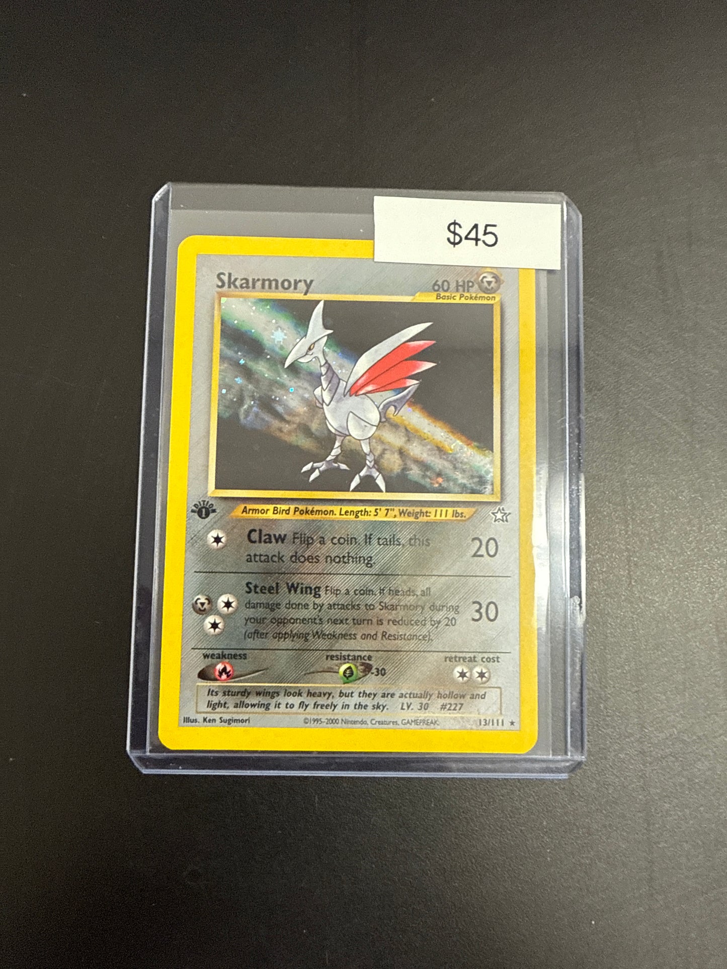 Pokémon Skarmory 13/111 1st Ed.