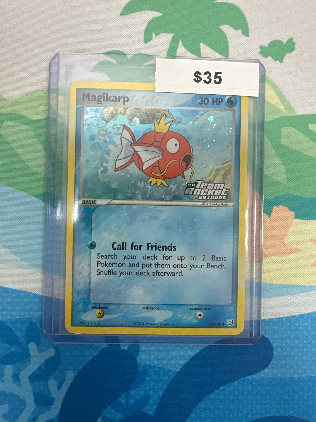Pokemon ex Team Rocket Returns Magikarp 65/109 Reverse Stamp Grail Collectibles AZ Pokemon ex Team Rocket Returns Magikarp 65/109 Reverse Stamp Grail Collectibles AZ