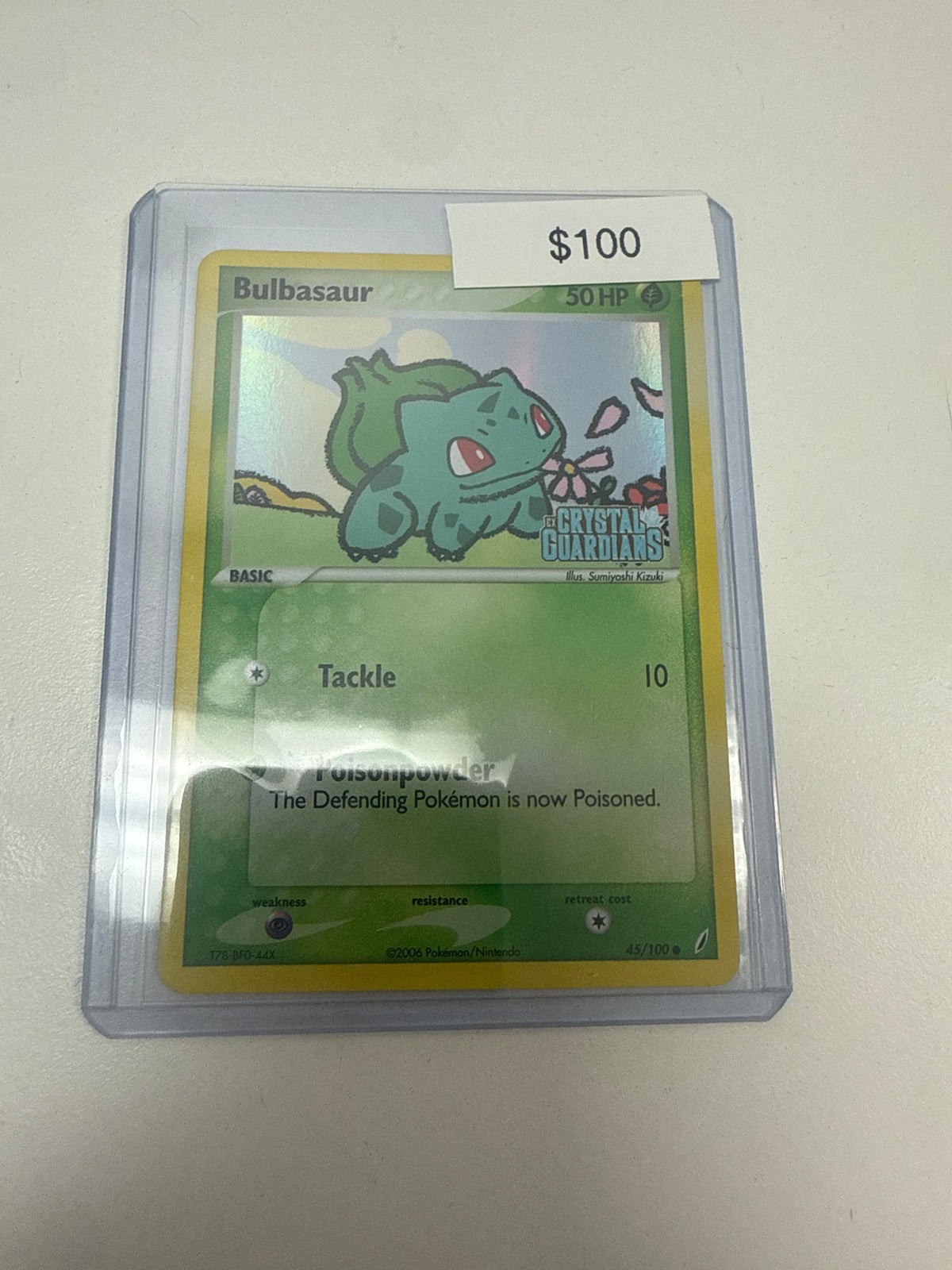 Pokemon Crystal Guardians Bulbasaur #45/100