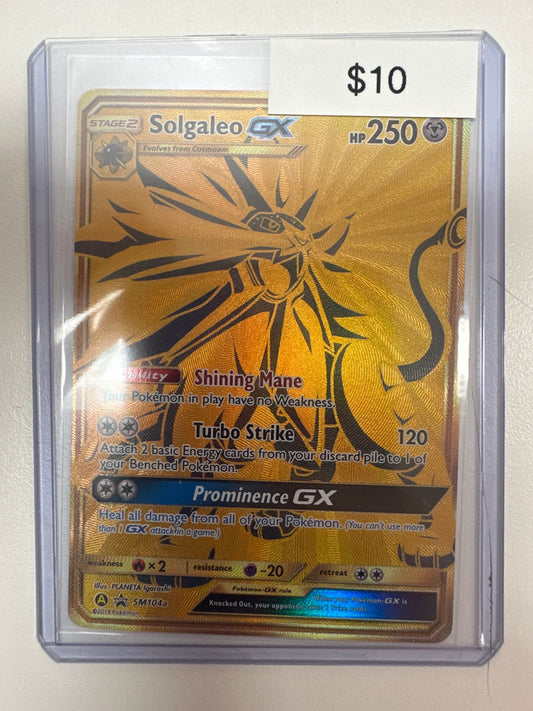 Pokemon Solgaleo GX SM104a