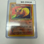 Pokemon Flareon Holo No Symbol Error #3/64